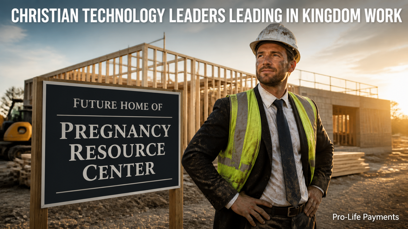 Christian technology leader building a pregnancy resource center with Pro-Life Payments