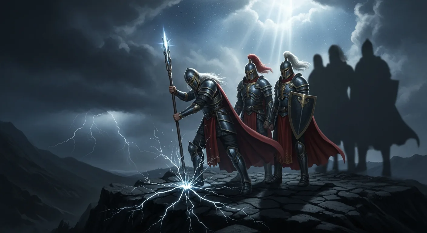 Three leaders taking a stand for life on a dark mountaintop