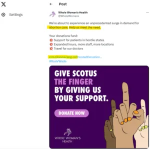 Bloomerang Abortion Support