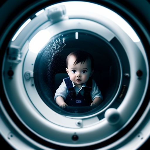 Baby in submarine