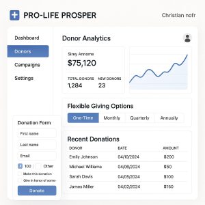 Christian Nonprofit Donor Management 