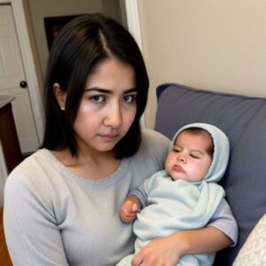 Young Mother with Child