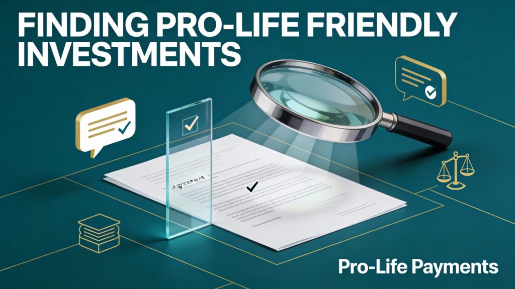 Finding Pro-Life Friendly Investments