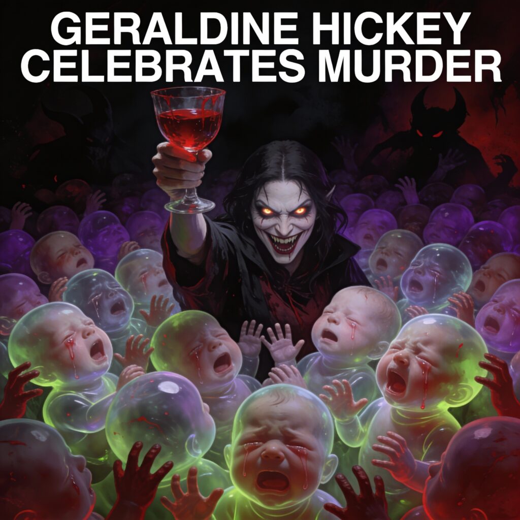 Geraldine Hickey Celebrates Murder