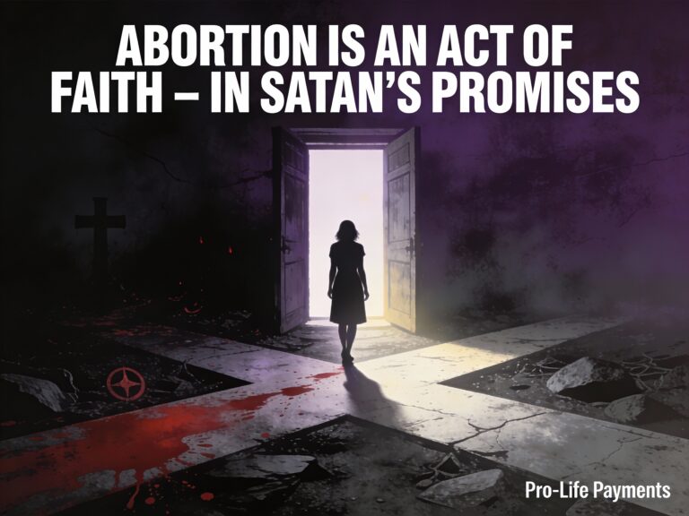 Abortion is an Act of Faith – In Satan