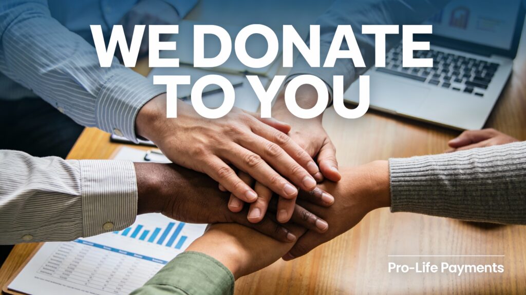 How to get donations for my pro-life ministry